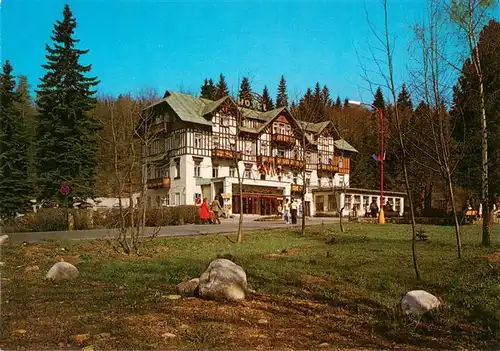 AK / Ansichtskarte  Spindleruv_Mlyn_Spindelmuehle_Riesengebirge_CZ Interhotel Savoy 