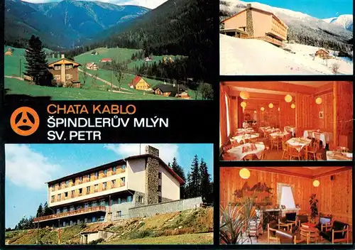 AK / Ansichtskarte  Spindleruv_Mlyn_Spindelmuehle_Riesengebirge_CZ Chata Kablo Sv Petr rekreacni a rehabilitacni zarizeni n p Kablo Kladno 