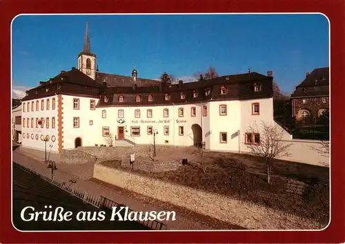 AK / Ansichtskarte 73881213 Klausen_Clausen_Eifel Cafe Restaurant Zur Post Pension Ferienwohnungen 