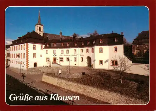 AK / Ansichtskarte  Klausen_Clausen_Eifel Cafe Restaurant Zur Post Pension Ferienwohnungen 