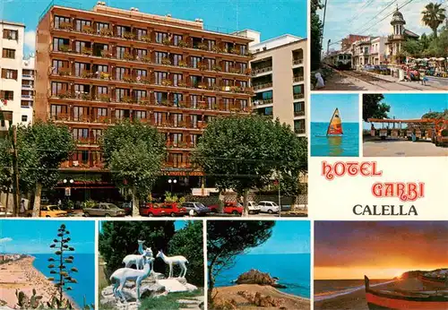 AK / Ansichtskarte 73881217 Calella_de_Mar_ES Hotel Garbi Orts und Teilansichten 