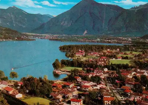 AK / Ansichtskarte 73881221 Bad_Wiessee_Tegernsee Fliegeraufnahme mit Wallberg und Bodenschneid Bad_Wiessee_Tegernsee