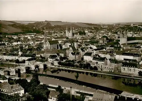 AK / Ansichtskarte 73881223 Wuerzburg_Bayern Fliegeraufnahme 