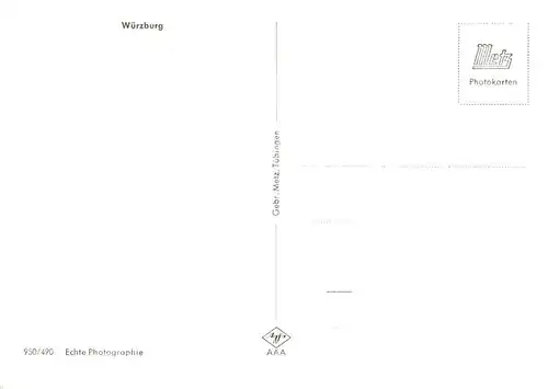 AK / Ansichtskarte  Wuerzburg_Bayern Fliegeraufnahme 