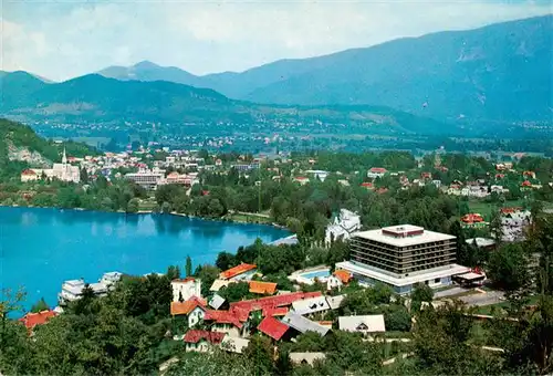 AK / Ansichtskarte 73881244 Bled_Slovenia Golf Hotel Fliegeraufnahme 