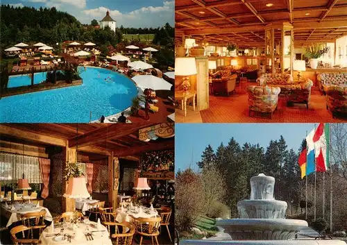 AK / Ansichtskarte 73881266 Bad_Griesbach_Rottal Steigenberger Hotel Gastraeume Brunnen Schwimmbad Bad_Griesbach_Rottal
