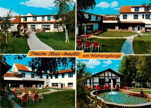 AK / Ansichtskarte 73881276 Bad_Holzhausen_Luebbecke_Preussisch_Oldendorf_NRW Pension Haus Annelie Park Brunnen 