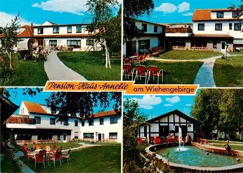 AK / Ansichtskarte 73881288 Bad_Holzhausen_Luebbecke_Preussisch_Oldendorf_NRW Pension Haus Annelie Park Brunnen 