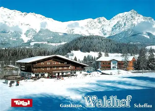 AK / Ansichtskarte  Scheffau_Tirol_Wilden_Kaiser_Tirol_AT Gasthaus Waldhof 