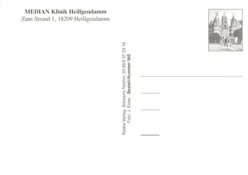 AK / Ansichtskarte  Heiligendamm_Ostseebad_Bad_Doberan Median Klinik Heiligendamm Fliegeraufnahme 