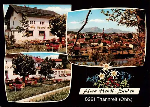 AK / Ansichtskarte 73881345 Thannreit Alma Hendl Stuben Gartenterrasse Panorama Thannreit