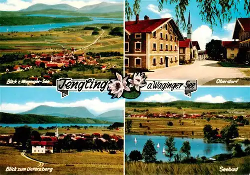 AK / Ansichtskarte 73881347 Tengling Waginger See Oberdorf Untersberg Seebad Tengling