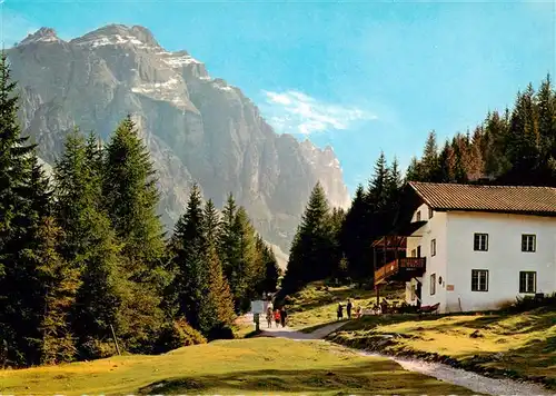 AK / Ansichtskarte  Herzebenalm_1280m_Pinnistal_Neustift_Stubaital_Tirol_AT Alpenwirtschaft Herzeben im Pinnistal mit Kirchdachspitze im Stubaital 