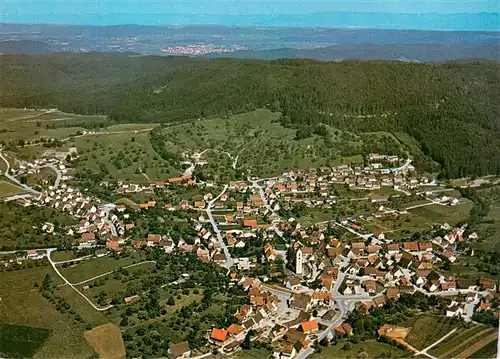 AK / Ansichtskarte  Bergfelden Fliegeraufnahme Bergfelden