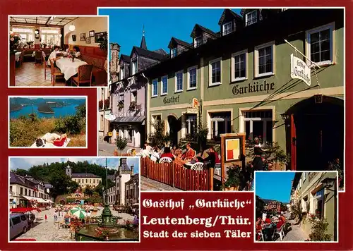 AK / Ansichtskarte  Leutenberg_Thueringen Gasthof Garkueche Gastraeume Marktplatz Panorama Leutenberg Thueringen