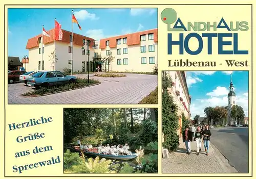 AK / Ansichtskarte 73881486 Gross_Beuchow Landhaus Hotel Ortspartie Spreewaldpartie Gross Beuchow
