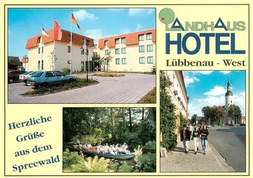 AK / Ansichtskarte  Gross_Beuchow Landhaus Hotel Ortspartie Spreewaldpartie Gross Beuchow