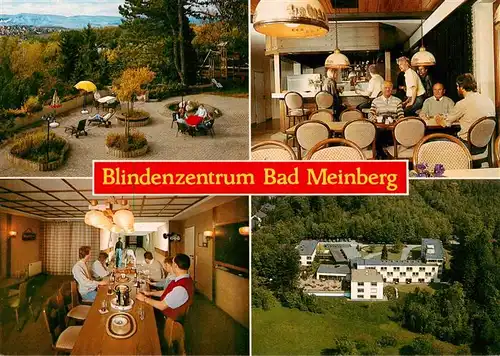 AK / Ansichtskarte  Bad_Meinberg Blindenzentrum Bad Meinberg Gastraum Kegelbahn Freiterrasse Bad_Meinberg