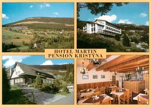 AK / Ansichtskarte  Spindleruv_Mlyn_Spindelmuehle_Riesengebirge_CZ Hotel Martin Pension Kristyna Panorama Gastraum 