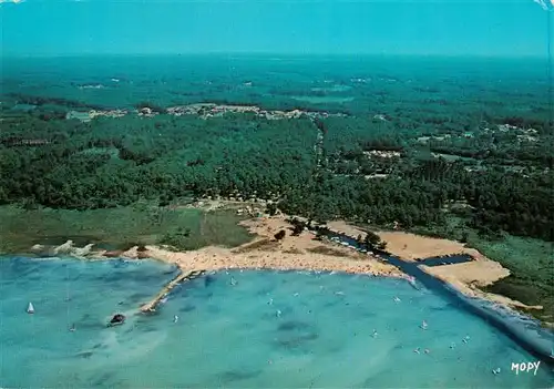 AK / Ansichtskarte  Biscarrosse__40_Landes La Plage de lEtang de Cazaux et de Sanguinet 
