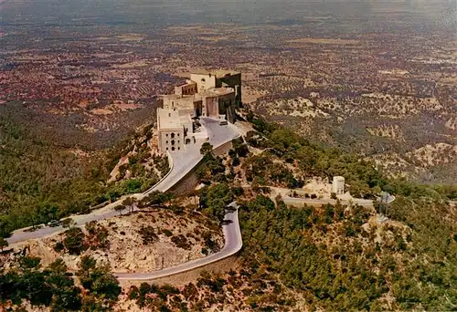 AK / Ansichtskarte  Felanitx_Mallorca_Islas_Baleares Santuario de San Salvador Fliegeraufnahme Felanitx_Mallorca