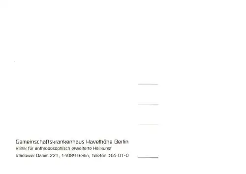 AK / Ansichtskarte  Berlin Gemeinschaftskrankenhaus Havelhoehe Berlin Fliegeraufnahme Berlin