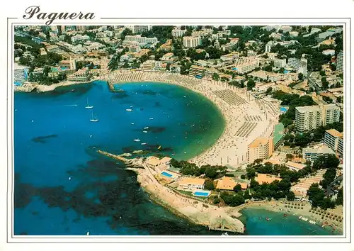 AK / Ansichtskarte 73881571 Paguera_Mallorca_Islas_Baleares_ES Fliegeraufnahme 