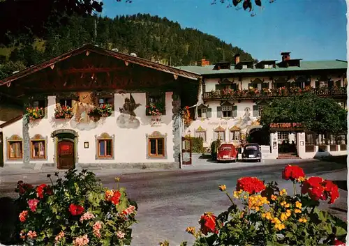 AK / Ansichtskarte 73881578 Wallgau Hotel Gasthof Post Wallgau