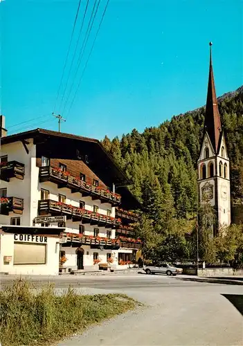 AK / Ansichtskarte  Langenfeld_Oetztal Gasthof Pension Stern Kirche Langenfeld Oetztal