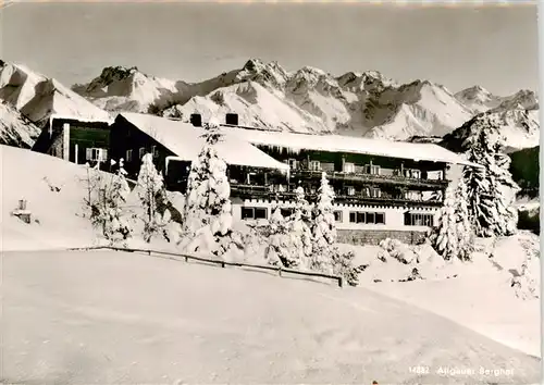 AK / Ansichtskarte  Sonthofen__Oberallgaeu Allgaeuer Berghof mit Alpe Eck 