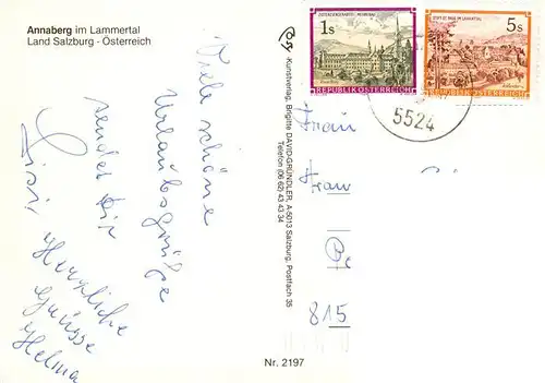 AK / Ansichtskarte  Annaberg_Lammertal_Annaberg-Lungoetz_AT Panorama 