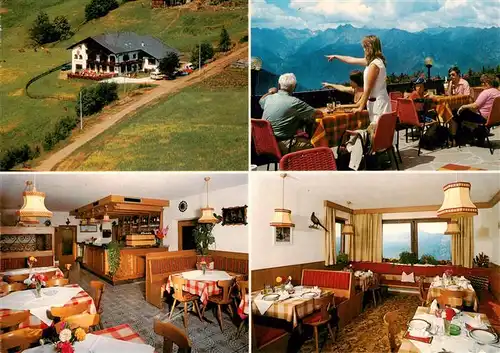 AK / Ansichtskarte 73881643 Voeran_Verano_Alto_Adige_IT Pension Gasthof Alpenrose Gastraeume Terrasse 