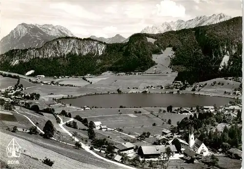 AK / Ansichtskarte  Vorderthiersee mit Zahmen und Wilden Kaiser Vorderthiersee