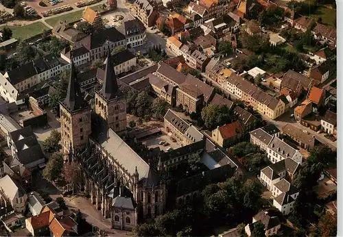 AK / Ansichtskarte  Xanten Xantener Dom Fliegeraufnahme Xanten