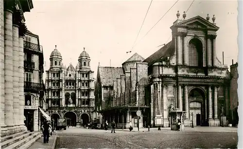 AK / Ansichtskarte  Dijon_21_Cote-d_Or Eglise Saint Michel Chambre de Commerce 