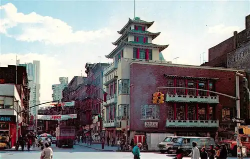 AK / Ansichtskarte 73881718 New_York_City Chinatown New_York_City