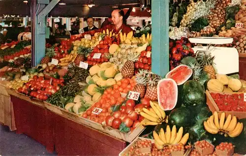 AK / Ansichtskarte  Hollywood_Los_Angeles_California_USA Choice Produce at the Original Farmers Market 