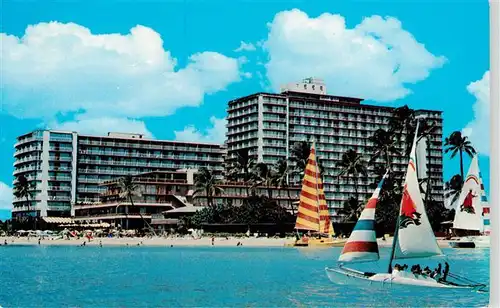 AK / Ansichtskarte 73881737 Waikiki_Honolulu_Hawaii_USA Reef Hotels 