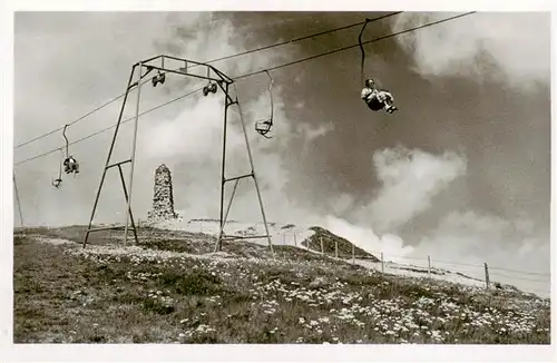 AK / Ansichtskarte  Feldberg_1450m_Schwarzwald Schwebelift Hotel Feldbergerhof  