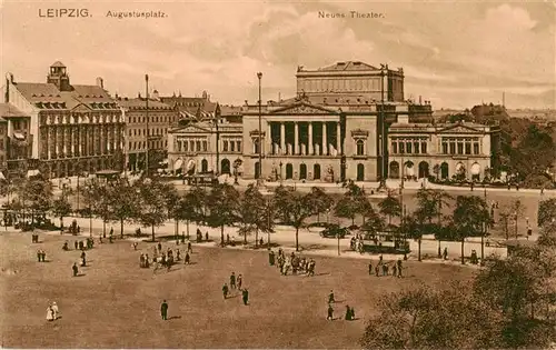 AK / Ansichtskarte  Leipzig Augustusplatz Neues Theater Leipzig