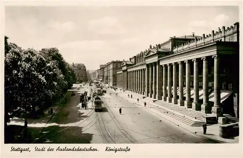 AK / Ansichtskarte  Stuttgart Stadt der Auslandsdeutschen Koenigstrasse Stuttgart