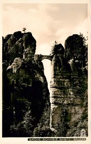 AK / Ansichtskarte  Saechsische_Schweiz Bastei Bruecke Saechsische Schweiz