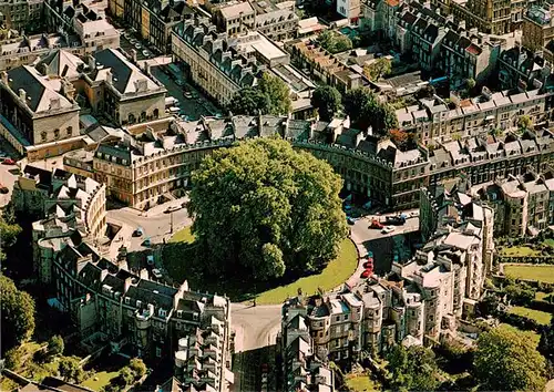 AK / Ansichtskarte  Bath__UK Aerial view of the Circus 