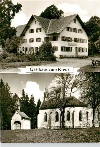 AK / Ansichtskarte 73881846 Altusried Gasthaus zum Kreu Wallfahrt und Ausflugskirche Gschnaidt Altusried