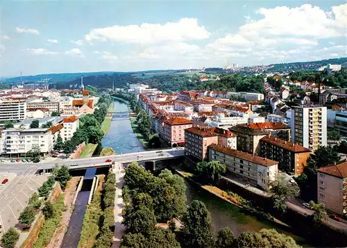 AK / Ansichtskarte  Pforzheim Blick vom Stadtkirchenturm Pforzheim