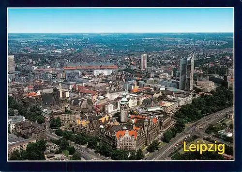 AK / Ansichtskarte  Leipzig Fliegeraufnahme Leipzig