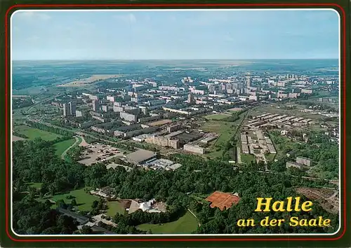 AK / Ansichtskarte  Halle__Saale Fliegeraufnahme 