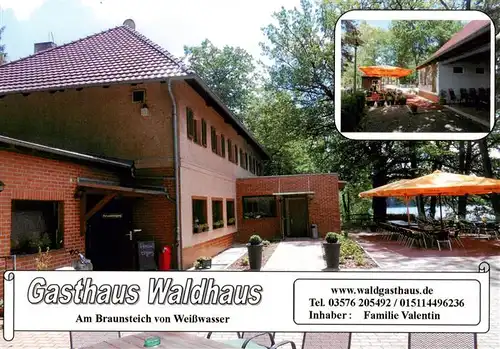 AK / Ansichtskarte 73881902 Weisswasser__Oberlausitz Gasthaus Waldhaus 