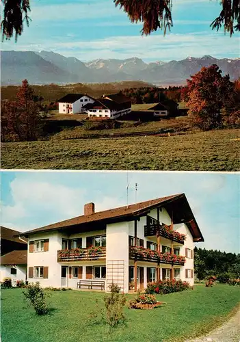 AK / Ansichtskarte  Murnau_Staffelsee Pension Woermann Panorama Murnau_Staffelsee