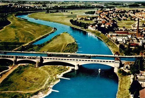 AK / Ansichtskarte 73881958 Minden__Westfalen_Weser ueberfuehrung des Mittelandkanals ueber die Weser 